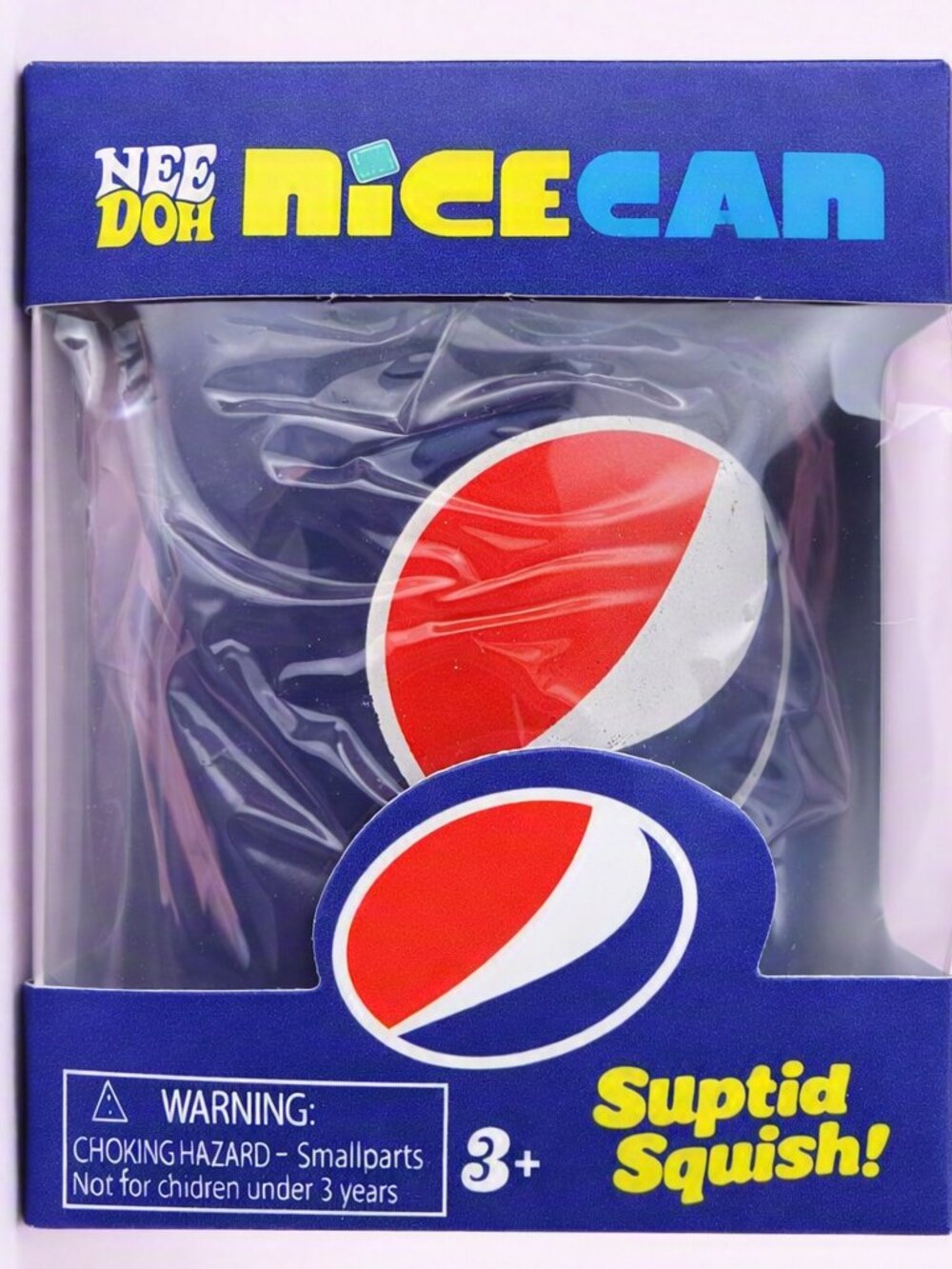Pepsi Blue Branded Nee Doh Nice Can – Party Squishy